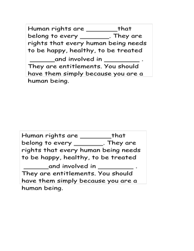 Human Rights Definition