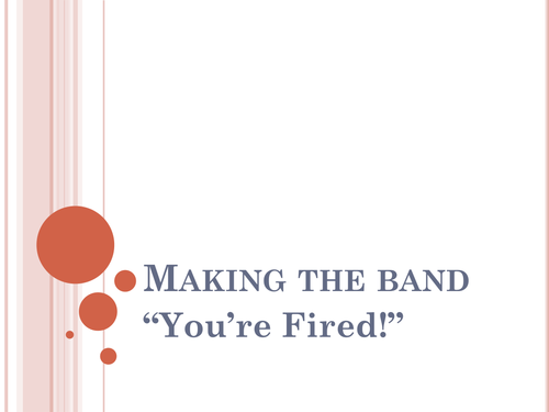 Making The Band Lesson PP Persuasive S&l Task