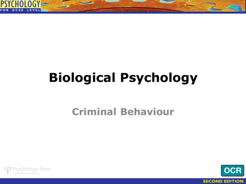 Psychology Full lesson Powerpoint - Criminal Behav