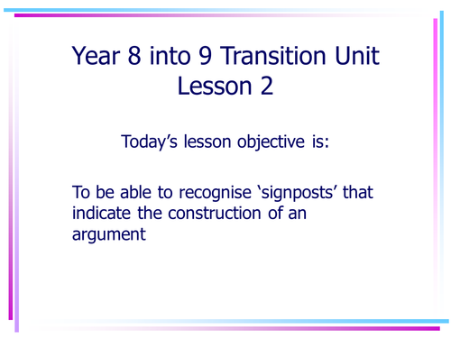 Persuasive Texts - Analysing The Construction