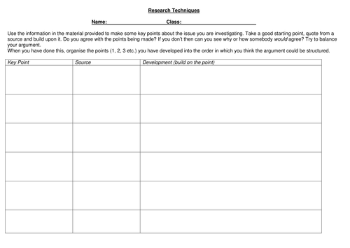 Preparing A Speaking & Listening Assessment Sheet