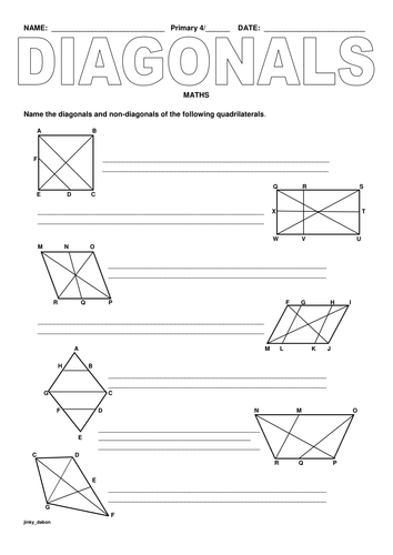 KS2 Diagonals