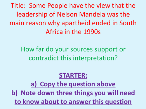 Apartheid Controlled Ass. - Mandela Ending