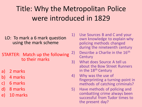 Crime & Punishment - Why The Met Was Changed