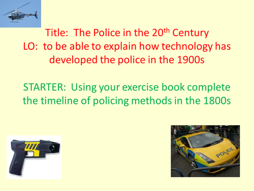 Crime & Punishment - How Technology Has Developed