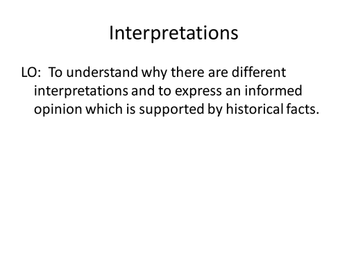 Was Haig Incompetent? - Interpretations