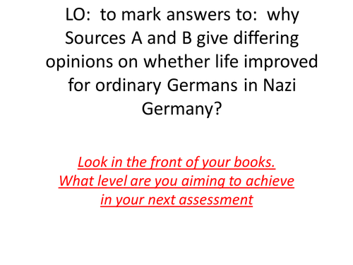 Did Life Improve For Germans Under Hitler? PP