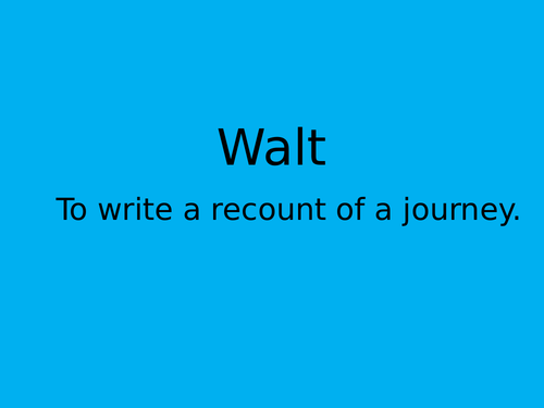 How to write a recount