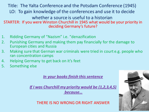 Germany GCSE History – Yalta Conference