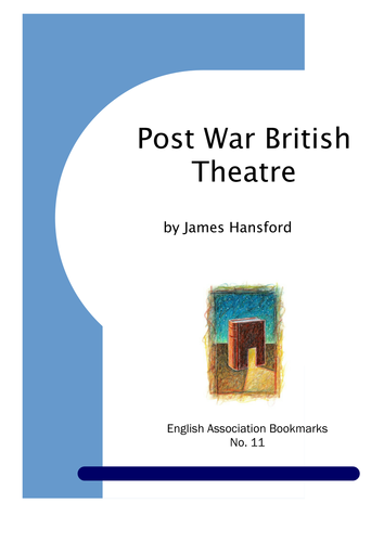 Post-War British Theatre Pamphlet