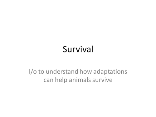 Survival and adaptations