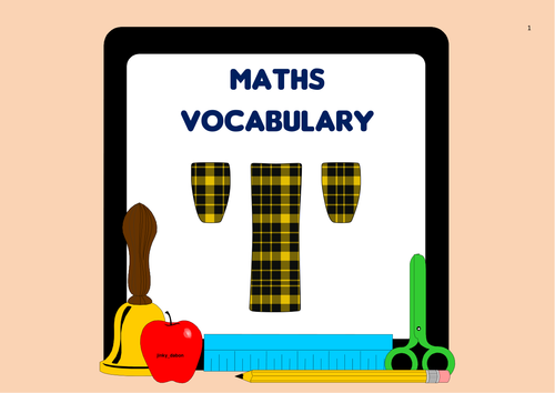 Maths Vocabulary 'I'