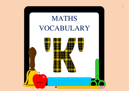 Maths Vocabulary 'K'