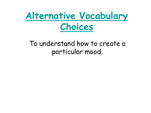 Vocabulary Choices in Poetry Level 5 readers