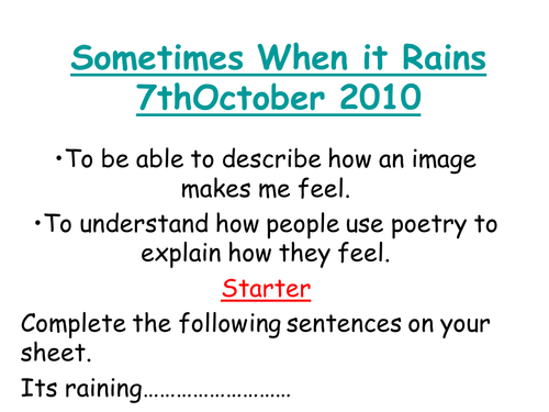 Analysing Image Choices in Poems