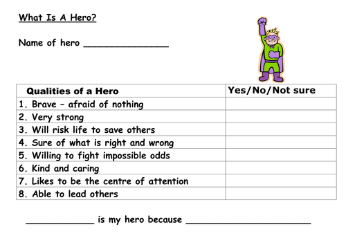 krindlekrax - what is a hero