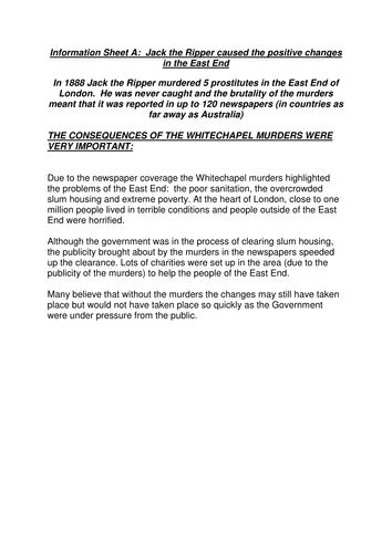 Jack The Ripper – Improved London