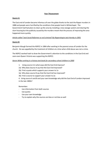 Jack The Ripper – Baseline Assessment