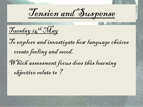 Harry Potter – Tension & Suspense