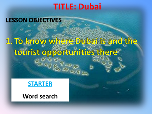 Seaside – Lesson PP Dubai & Tourism