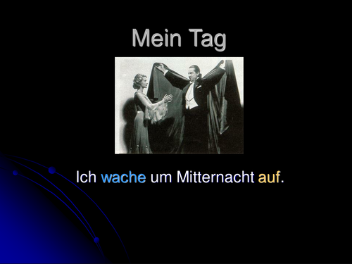 Dracula's daily routine