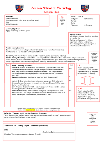 Probability - chance games