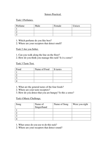 senses practical