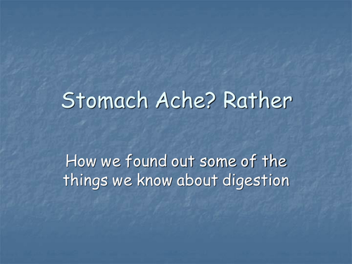 stomach ache