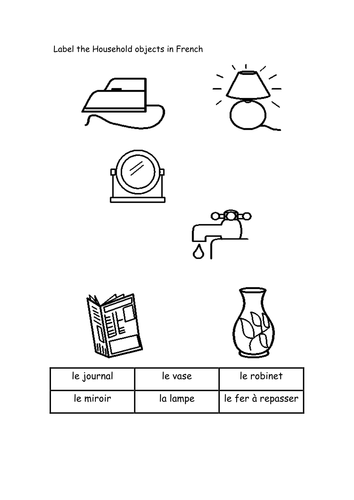 Spanish French Classroom Objects Labels By UK Teaching Resources TES