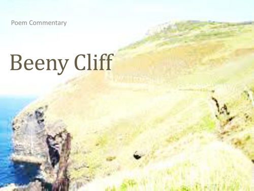 Beeny Cliff by Thomas Hardy - PowerPoint