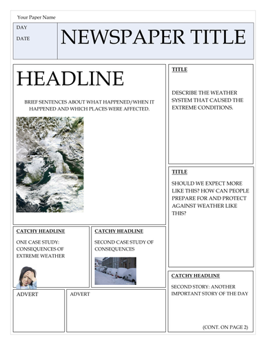 extreme-weather-reports-guide-outline-teaching-resources