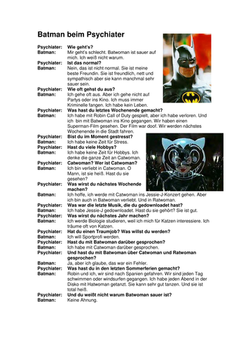 Batman beim Psychiater