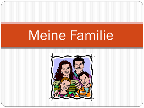 Family German Powerpoint