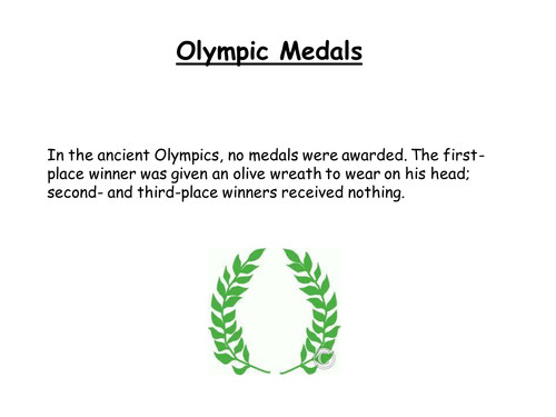 Olympic medals