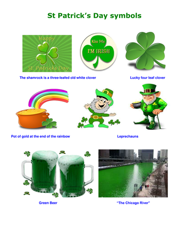 St Patrick S Day Symbols Teaching Resources