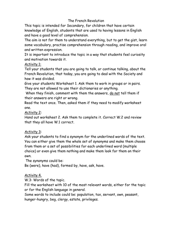 The french Revolution