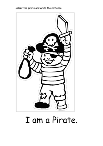 Colour the Pirate