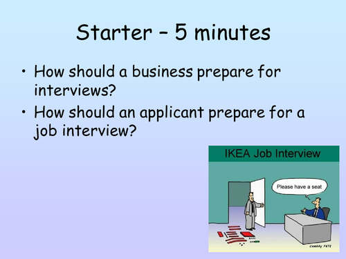 Recruitment and Selection: Interviews