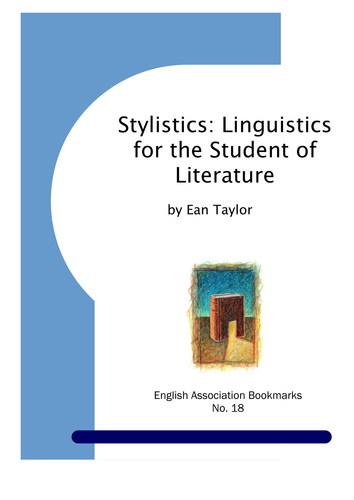 Stylistics for the Student of Literature Pamphlet