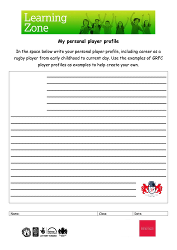 Writing a personal player profile