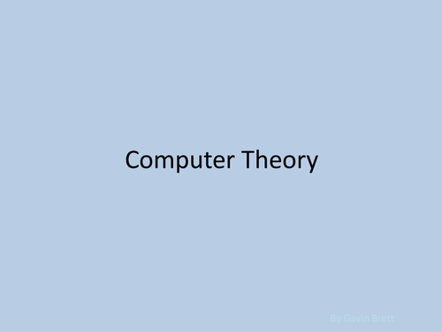 How Computers process information.