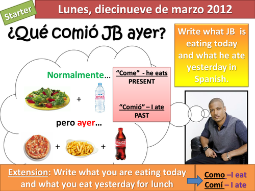 Mira 2 Express Modulo 4 unidad 5 que comiste ayer