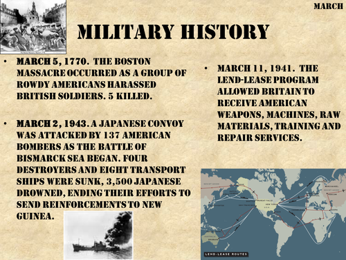 This month in history...