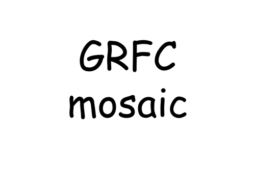 Designing a GRFC mosaic