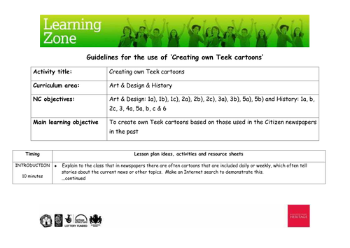 Creating own Teek cartoons