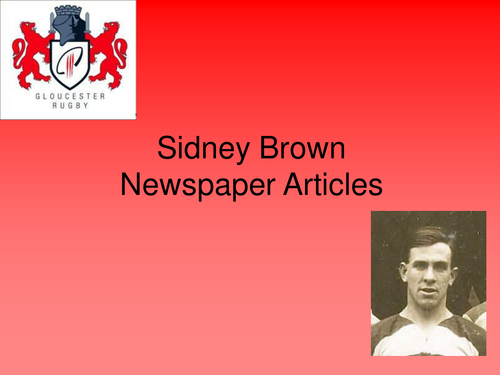Writing a front page newspaper report