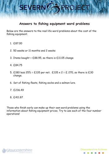 Fishing equipment problems