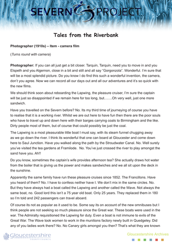 Tales from the Riverbank