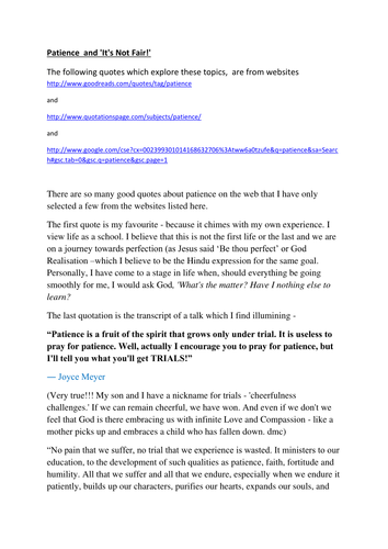 Love and Forgiveness