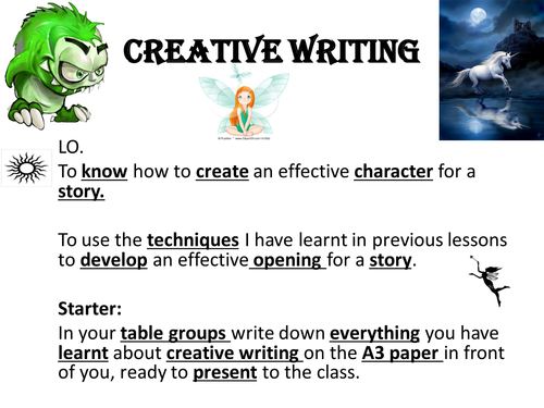 Creative Writing | Teaching Resources